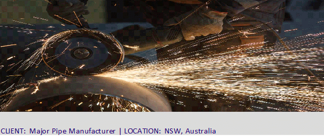 Process De-bottlenecking – Pipe Manufacturing